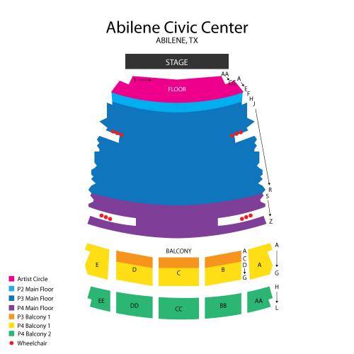 Abilene Civic Center Seating Chart